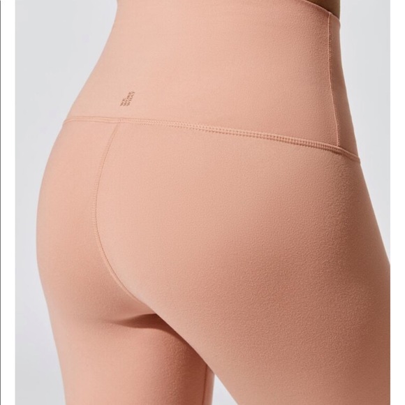 WeWoreWhat Lace Up Leggings in Peach in a size S - Picture 4 of 5